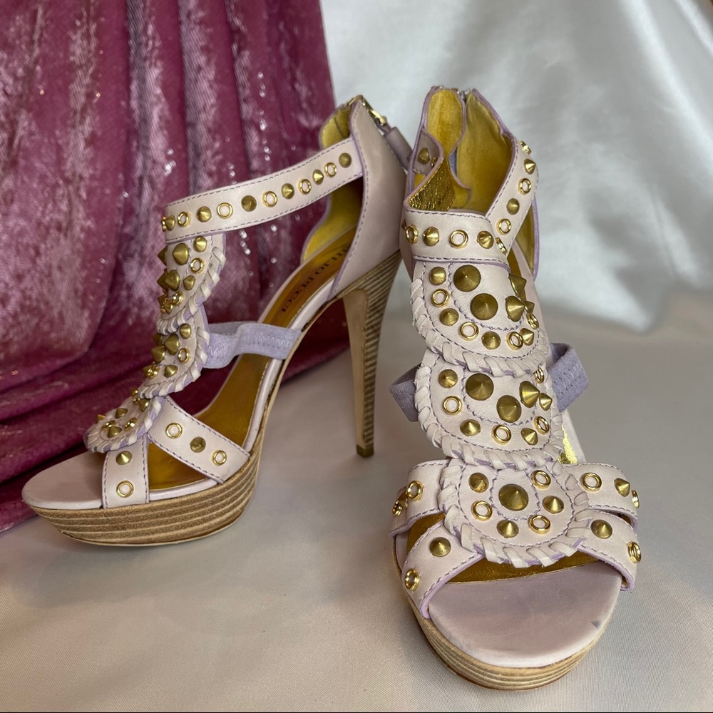 Emilio Pucci Studded Pink Heels